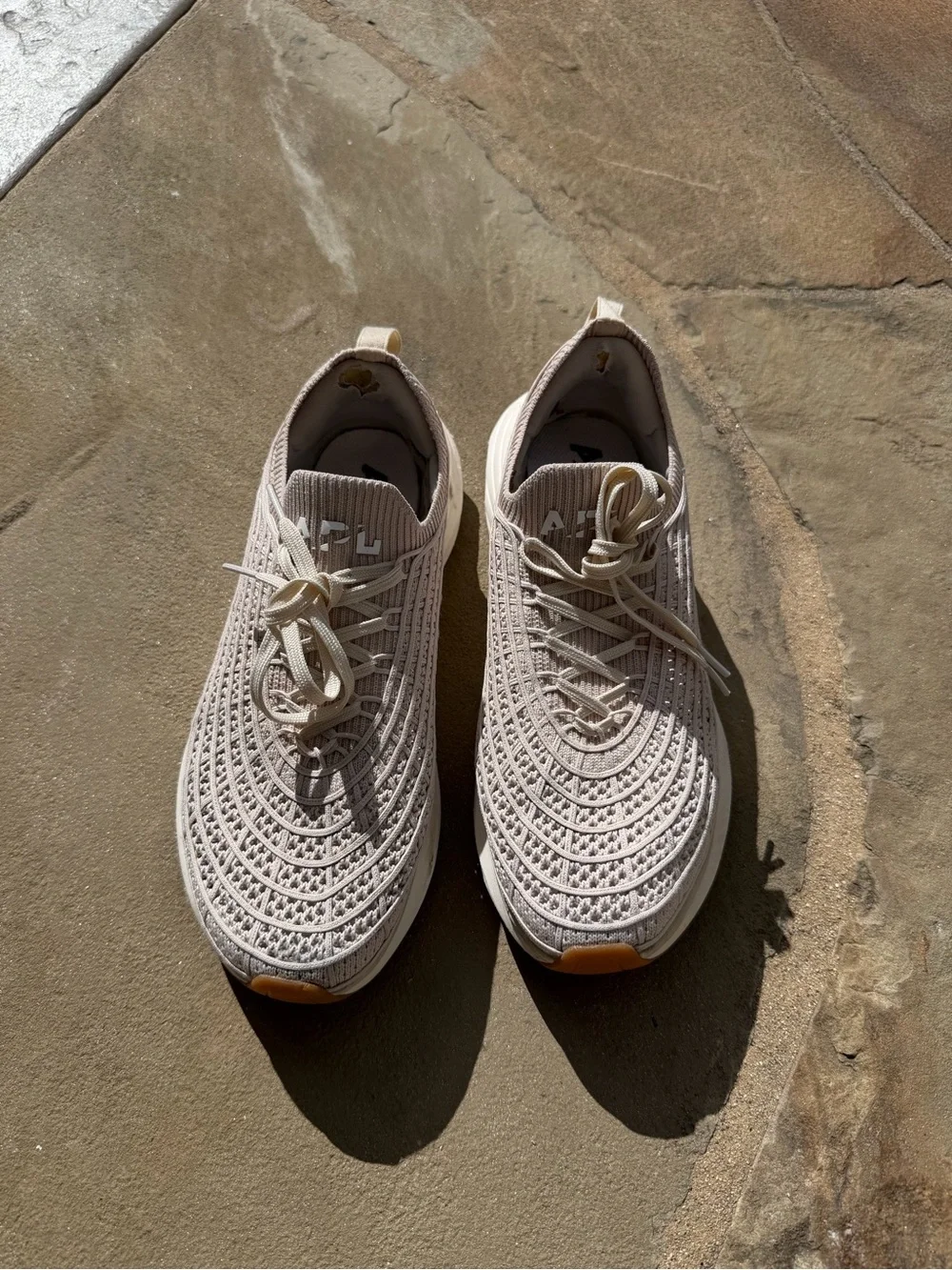APL Zipline Sneaker in Parchment, White, & Gum